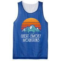 Retro Great Smoky Mountains National Park Bear Vintage Gift Mesh Reversible Basketball Jersey Tank