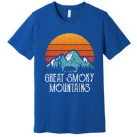 Retro Great Smoky Mountains National Park Bear Vintage Gift Premium T-Shirt