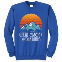 Retro Great Smoky Mountains National Park Bear Vintage Gift Tall Sweatshirt