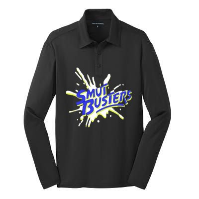 Righteous Gemstones Smut Busters Silk Touch Performance Long Sleeve Polo