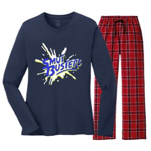 Righteous Gemstones Smut Busters Women's Long Sleeve Flannel Pajama Set 