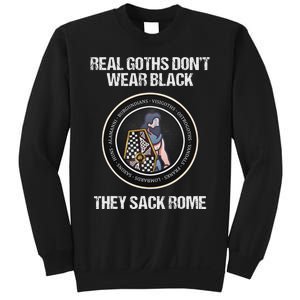 Real Goths Sack Rome Dark Ages Funny History Sweatshirt