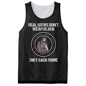 Real Goths Sack Rome Dark Ages Funny History Mesh Reversible Basketball Jersey Tank