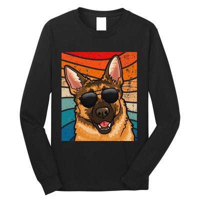 Retro German Shepherd German Shepherd Dog Long Sleeve Shirt