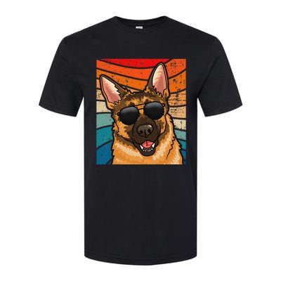 Retro German Shepherd German Shepherd Dog Softstyle® CVC T-Shirt