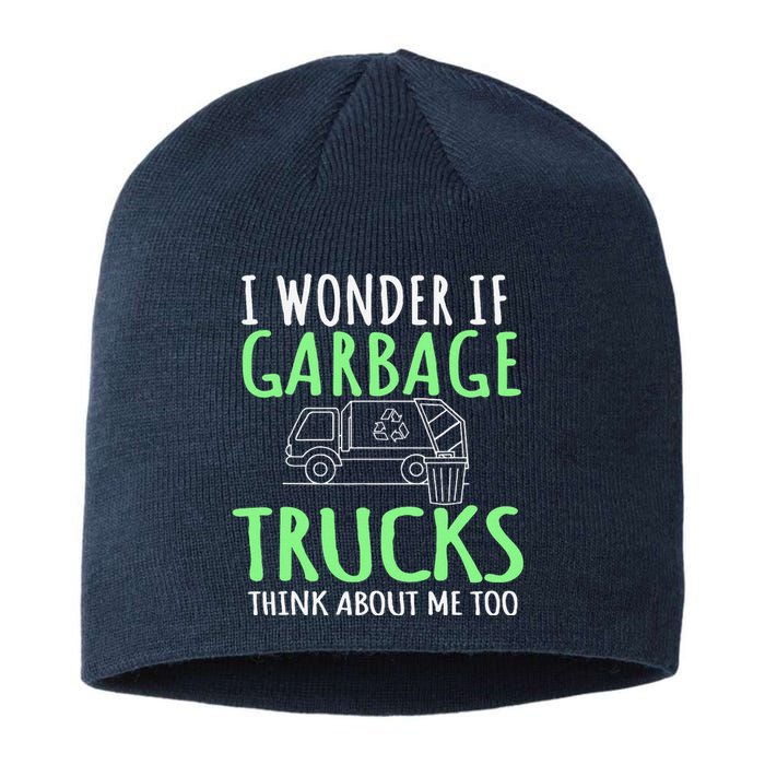 Recycling Garbage Truck Trash Collector Recycle Earth Day Sustainable Beanie