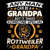 Rottweiler Grandpa T Best Gift For Grandparents Day Doggie Tank