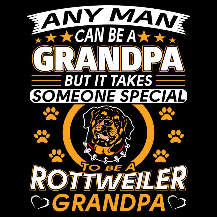 Rottweiler Grandpa T Best Gift For Grandparents Day Doggie Tank