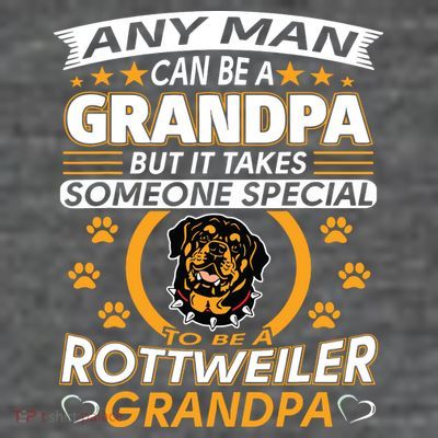Rottweiler Grandpa T Best Gift For Grandparents Day T-Shirt