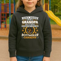 Rottweiler Grandpa T Best Gift For Grandparents Day Kids Hoodie