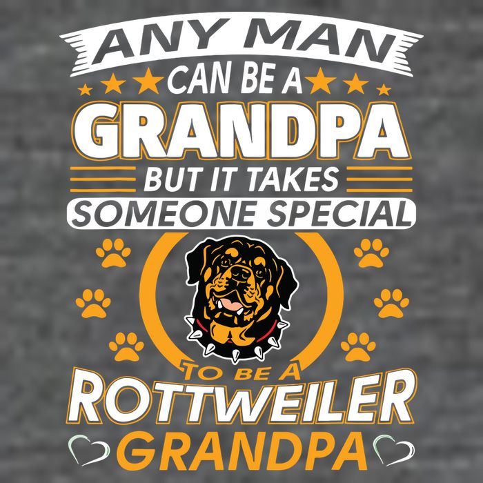 Rottweiler Grandpa T Best Gift For Grandparents Day Kids Hoodie