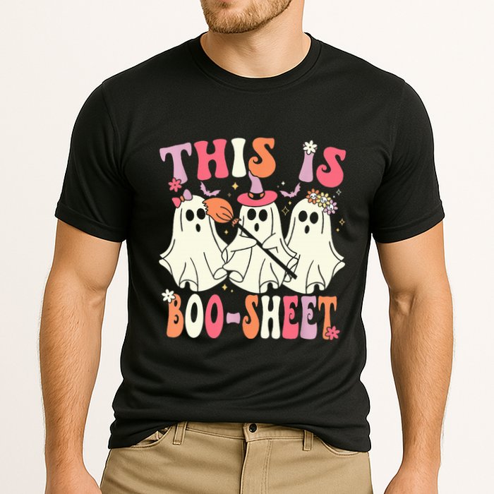 Retro Groovy This Is Some Boo Sheet Halloween Ghost Funny Performance Shirt