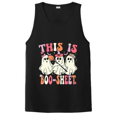 Retro Groovy This Is Some Boo Sheet Halloween Ghost Funny PosiCharge Competitor Tank