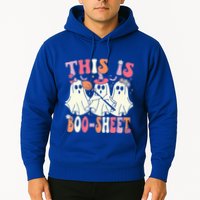 Retro Groovy This Is Some Boo Sheet Halloween Ghost Funny Hoodie