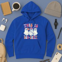 Retro Groovy This Is Some Boo Sheet Halloween Ghost Funny Hoodie