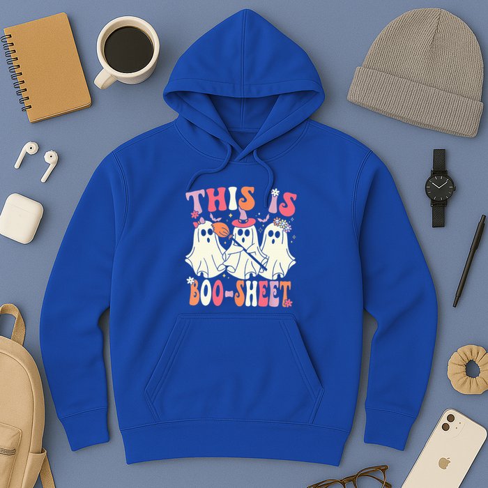 Retro Groovy This Is Some Boo Sheet Halloween Ghost Funny Hoodie