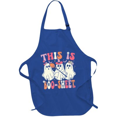 Retro Groovy This Is Some Boo Sheet Halloween Ghost Funny Apron