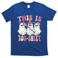 Retro Groovy This Is Some Boo Sheet Halloween Ghost Funny T-Shirt