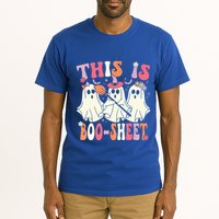 Retro Groovy This Is Some Boo Sheet Halloween Ghost Funny Tall T-Shirt