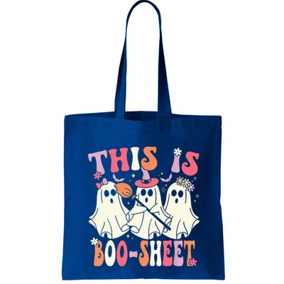 Retro Groovy This Is Some Boo Sheet Halloween Ghost Funny Bag