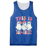 Retro Groovy This Is Some Boo Sheet Halloween Ghost Funny Mesh Reversible Basketball Jersey Tank