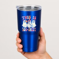 Retro Groovy This Is Some Boo Sheet Halloween Ghost Funny Tumbler