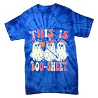 Retro Groovy This Is Some Boo Sheet Halloween Ghost Funny Tie-Dye T-Shirt