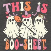 Retro Groovy This Is Some Boo Sheet Halloween Ghost Funny Vector Backpack