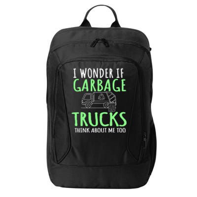 Recycling Garbage Truck Trash Collector Recycle Earth Day City Backpack