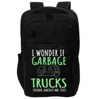 Recycling Garbage Truck Trash Collector Recycle Earth Day Impact Tech Backpack