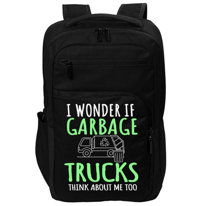 Recycling Garbage Truck Trash Collector Recycle Earth Day Impact Tech Backpack