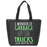 Recycling Garbage Truck Trash Collector Recycle Earth Day Zip Tote Bag