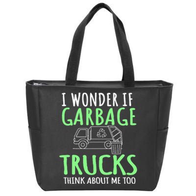 Recycling Garbage Truck Trash Collector Recycle Earth Day Zip Tote Bag