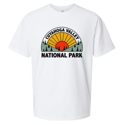 Retro Graphic Travel Lovers Cuyahoga Valley National Park Sueded Cloud Jersey T-Shirt