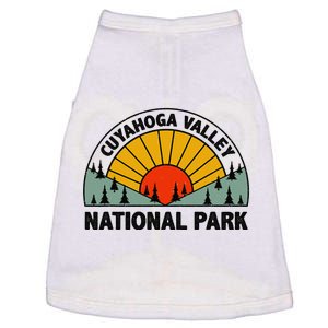 Retro Graphic Travel Lovers Cuyahoga Valley National Park Doggie Tank