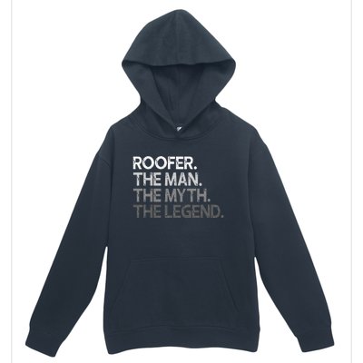 Roofer Gift The Man Myth Legend Urban Pullover Hoodie