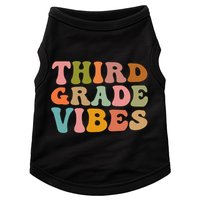 Retro Groovy Third Grade Vibes 3Rd Grade First Day Of School Gift Doggie Tank