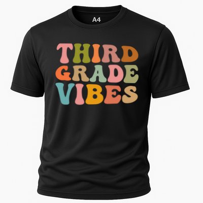 Retro Groovy Third Grade Vibes 3Rd Grade First Day Of School Gift Performance Shirt