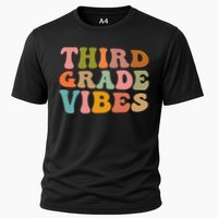Retro Groovy Third Grade Vibes 3Rd Grade First Day Of School Gift Performance Shirt