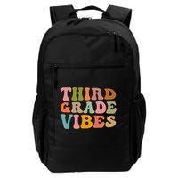 Retro Groovy Third Grade Vibes 3Rd Grade First Day Of School Gift Backpack