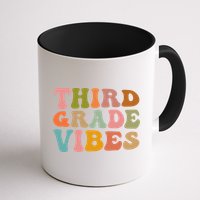 Retro Groovy Third Grade Vibes 3Rd Grade First Day Of School Gift Mug