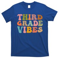 Retro Groovy Third Grade Vibes 3Rd Grade First Day Of School Gift T-Shirt