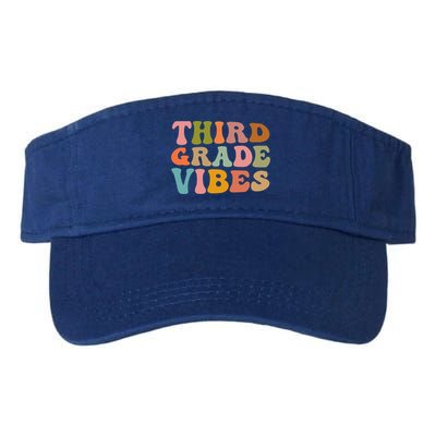 Retro Groovy Third Grade Vibes 3Rd Grade First Day Of School Gift Visor