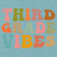 Retro Groovy Third Grade Vibes 3Rd Grade First Day Of School Gift Sueded Cloud Jersey T-Shirt