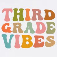 Retro Groovy Third Grade Vibes 3Rd Grade First Day Of School Gift Garment-Dyed Sweatshirt