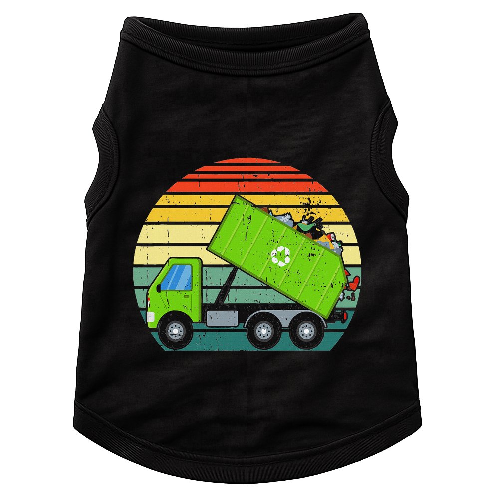 Retro Garbage Truck Waste Management Doggie Tank