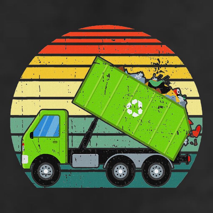 Retro Garbage Truck Waste Management 15oz Campfire Ceramic Mug