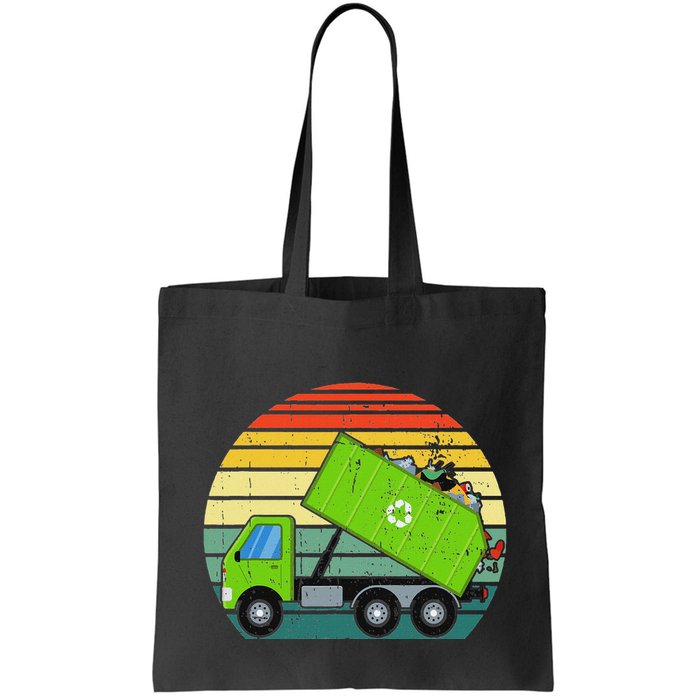 Retro Garbage Truck Waste Management Bag