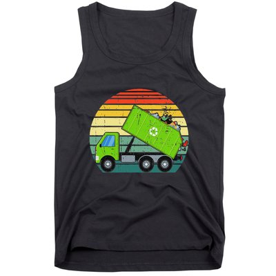 Retro Garbage Truck Waste Management Tank Top