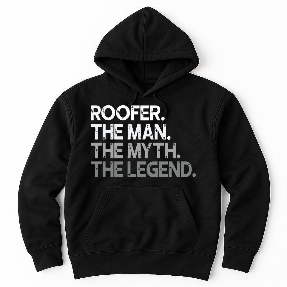 Roofer Gift The Man Myth Legend Hoodie